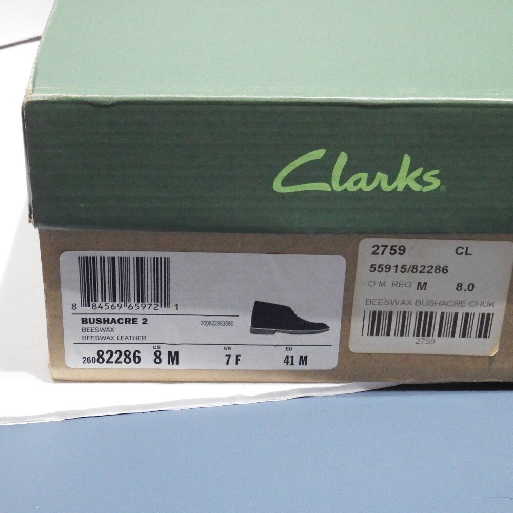 Clark's Bushacre 2 men's Chukka boots, Size 8M - Picture 6 of 8